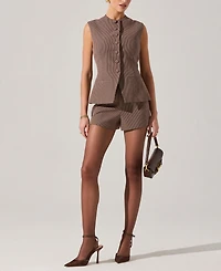 Astr the Label Women's Gisselle High-Rise Mini Shorts
