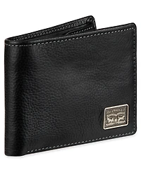 Levi's Men's Bill Divider and Ornament Passcase Wallet