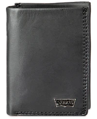 Levi's Men's Rfid Genuine Leather Extra-Capacity Conrad Trifold Wallet