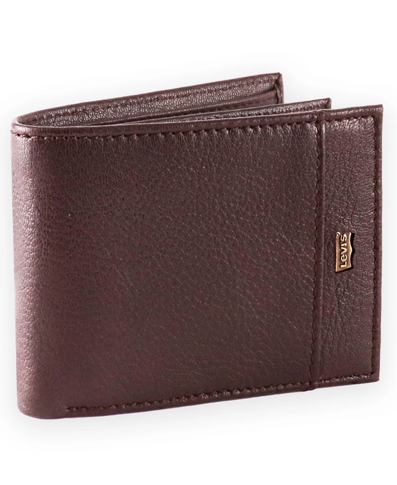 Levi's Men's Extra-Capacity Corded Cover Bi-Fold Wallet