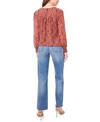 Sam & Jess Women's Blouson V-Neck Top