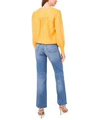 Sam & Jess Women's Blouson V-Neck Top