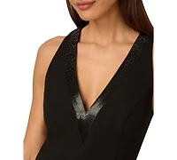Adrianna Women's Embellished Wide-Leg Peplum Jumpsuit
