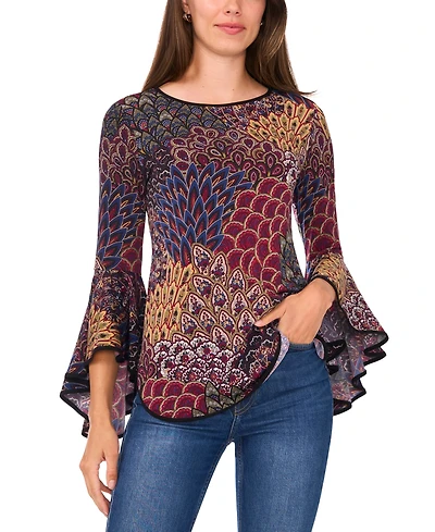 Sam & Jess Women's Bell-Sleeve Top
