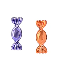 Betsey Johnson Multi-Colored Candy Mismatch Stud Earrings