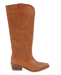 Stivali New York Women's Jolene Leather Cowboy Boots