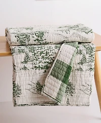 Levtex Winter Sleigh Ride Reversible Quilted Throw, 50" x 60"