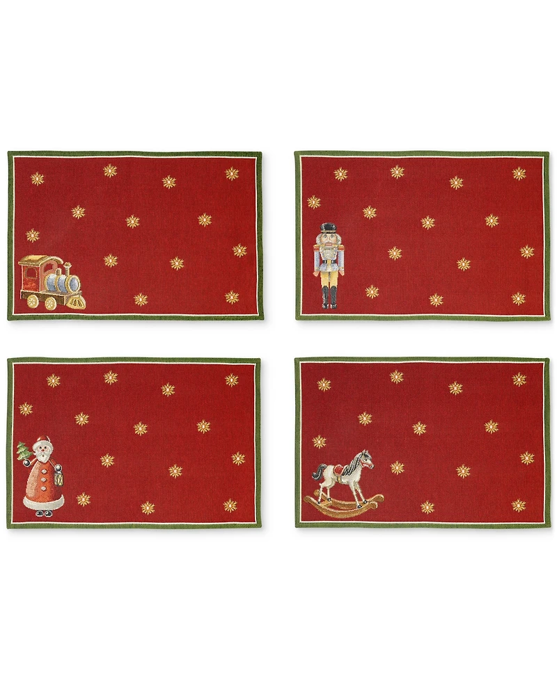 Villeroy & Boch 2025 Toy's Delight Anniversary Placemats, Set of 4