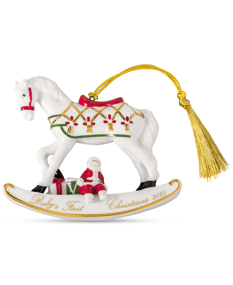 Villeroy & Boch 2025 Christmas Classics Annual Rocking Horse Ornament