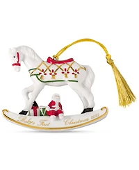 Villeroy & Boch 2025 Christmas Classics Annual Rocking Horse Ornament