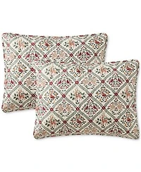 Seventh Studio Winter Diamond Holiday Print Pinsonic Microfiber Quilt Sets