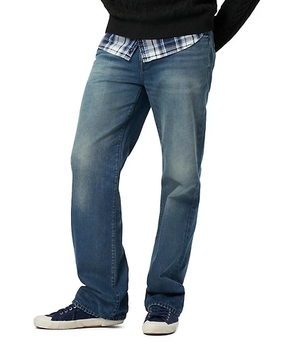 Buffalo David Bitton Men's Easy Fit Straight Ruffer Jeans