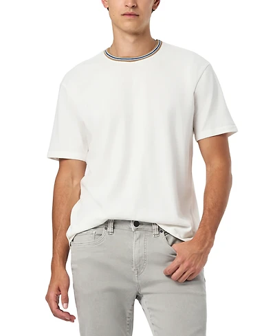 Buffalo David Bitton Men's Kobalt Ringer Regular Fit Knit T-Shirt