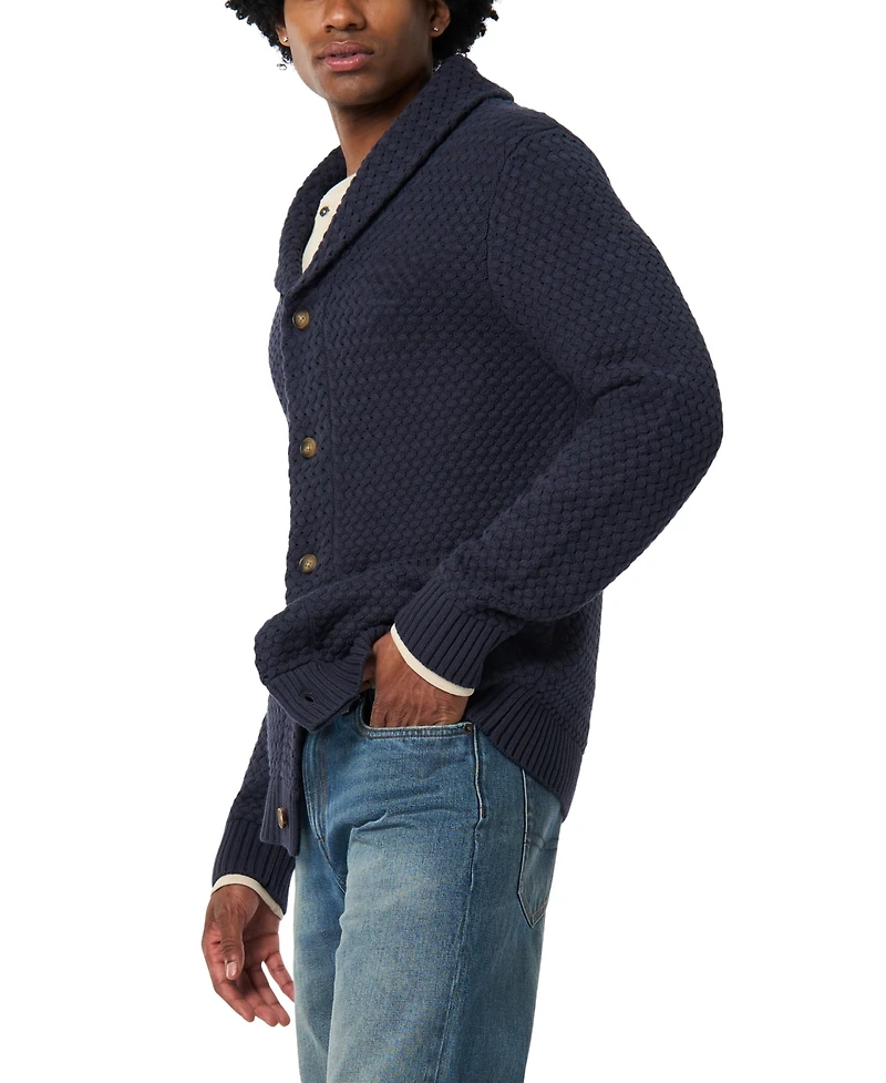 Buffalo David Bitton Men's Wendell Button-Up Cardigan Sweater