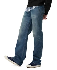 Buffalo David Bitton Men's Easy Fit Straight Ruffer Jeans