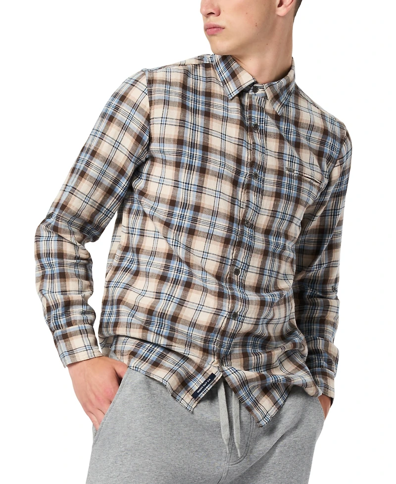 Buffalo David Bitton Men's Simbio Long-Sleeve Plaid Shirt