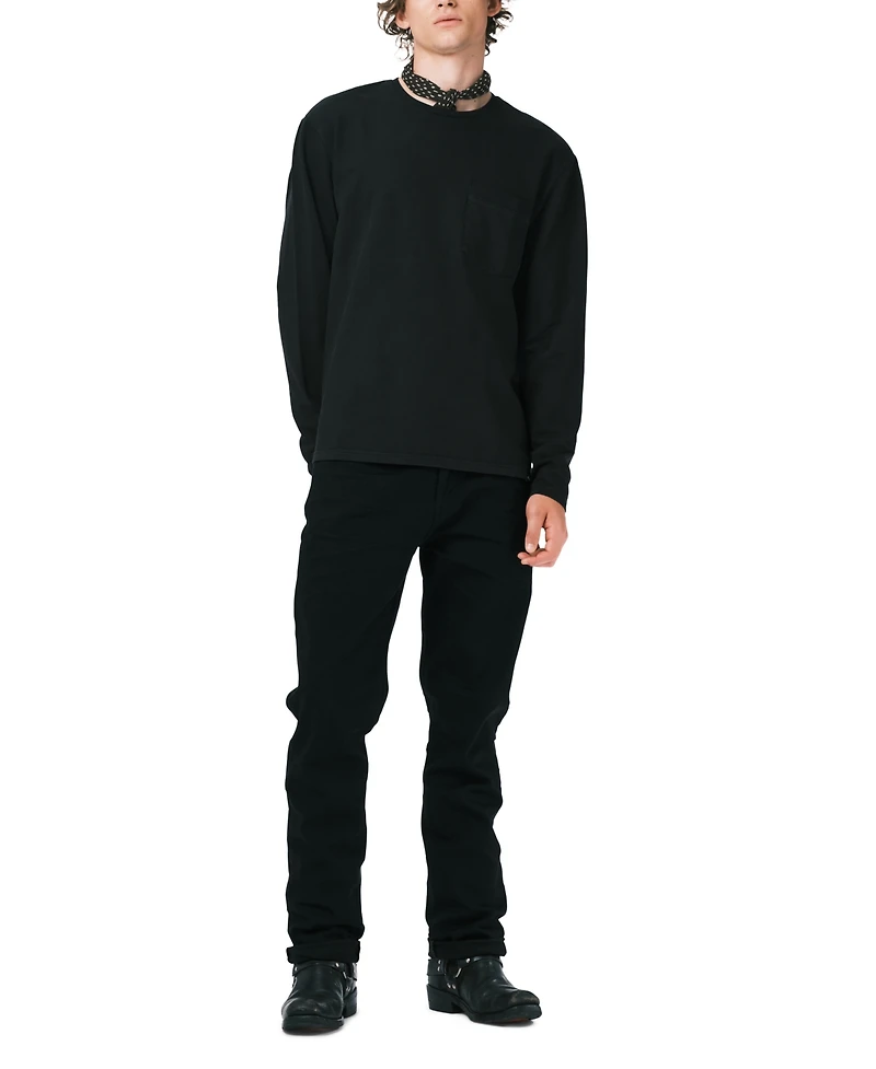 Buffalo David Bitton Men's Kade Long Sleeve Crewneck T-Shirt