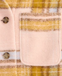 On 34th Women's Relaxed Plaid Shacket, Macy's Exclusive
