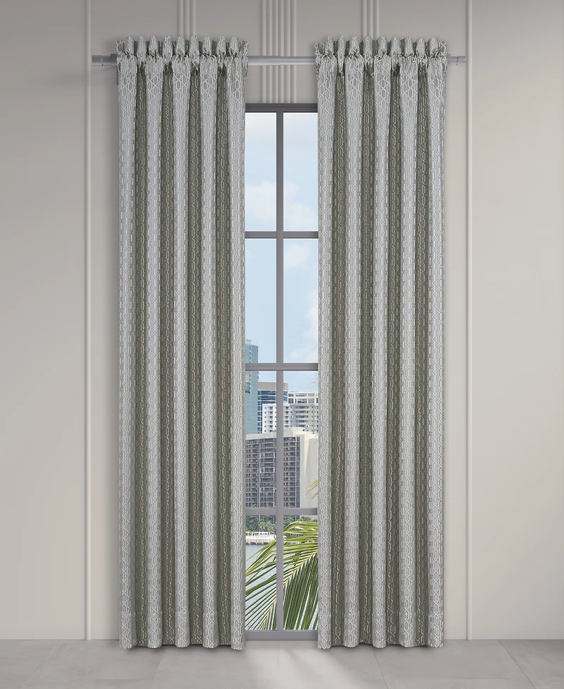 J Queen New York Metropolitan Window Panel Pair, 50 x 95"