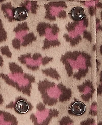 On 34th Women's Brushed Animal Print Shrunken Peacoat, Macy's Exclusive