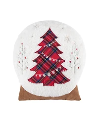 Levtex Merry Mountains Embroidered Decorative Pillow, 14" x 13"