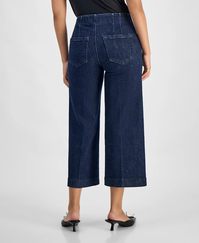 I.n.c. International Concepts Petite Cropped Pull-On Jeans, Macy's Exclusive