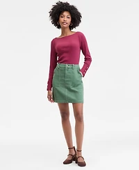 On 34th Women's Corduroy Mini Skirt, Macy's Exclusive