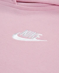 Nike Toddler and Little Girls Club Fleece Pull On Hoodie