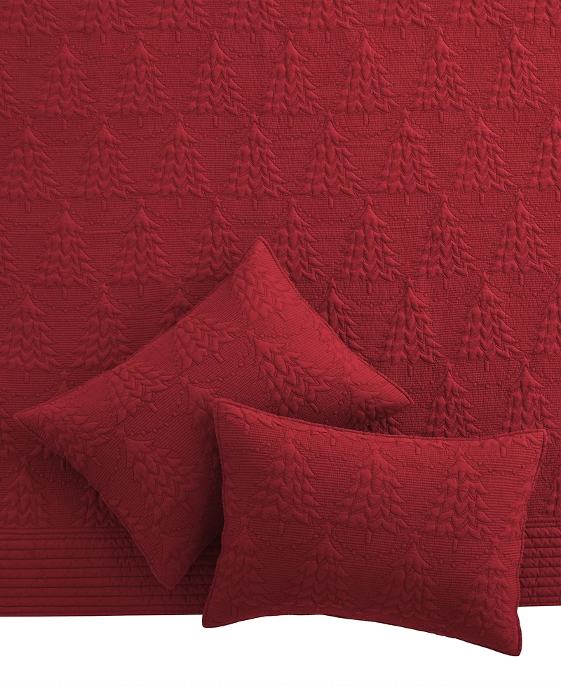 Levtex O Christmas Tree Stitching 3-Pc. Quilt Set
