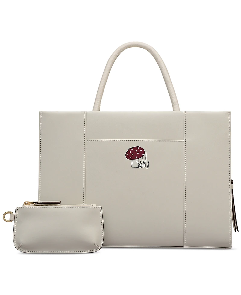 Radley London Woodland Wander Small Leather Zip Top Grab Bag