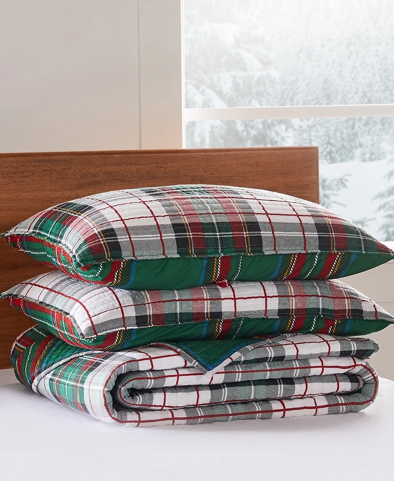 Levtex Spencer Plaid Reversible Bedspread, King/California King