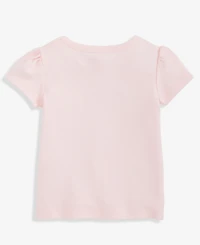 First Impressions Baby Girls Short-Sleeve Satin-Bows T-Shirt, Macy's Exclusive