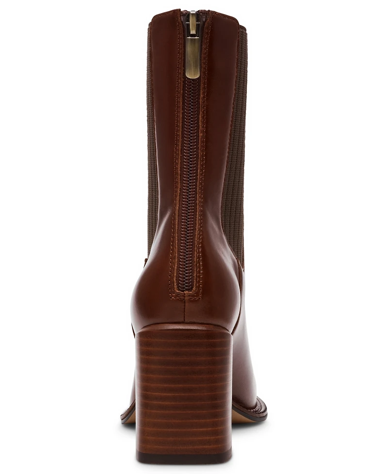 Steve Madden Women's Downtown Block-Heel Chelsea Booties