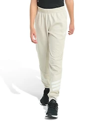 adidas Big Boys Elastic Waistband 3-Stripe Jogger Pants