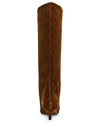 Steve Madden Women's Luca Slouchy Kitten-Heel Dress Boots