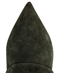 Steve Madden Women's Luca Wide-Calf Slouchy Kitten-Heel Dress Boots