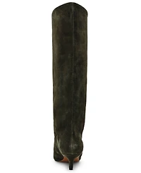 Steve Madden Women's Luca Slouchy Kitten-Heel Dress Boots