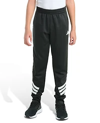 adidas Big Boys Elastic Waistband 3-Stripe Jogger Pants