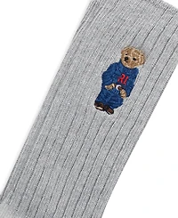 Polo Ralph Lauren Men's Embroidered Bear Crew Socks