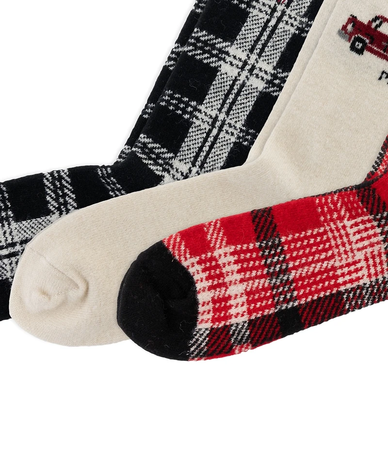 Polo Ralph Lauren Men's 3-Pack Truck Shirting Plaids Socks Giftbox
