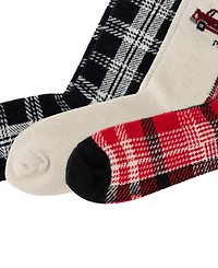 Polo Ralph Lauren Men's 3-Pack Truck Shirting Plaids Socks Giftbox