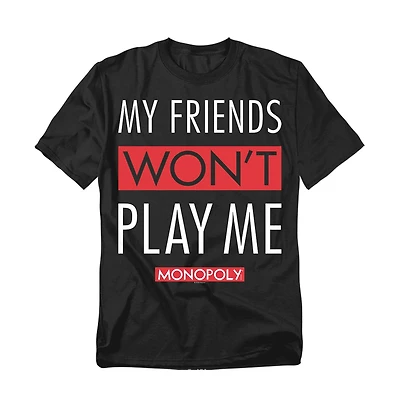 Logovision Men's Monopoly My Friends T-Shirt