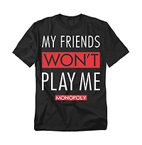Logovision Men's Monopoly My Friends T-Shirt