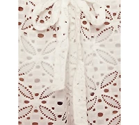 Becca Women's Las Colinas Stretch Lace Crochet Cover-Up Pants