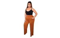 Rebdolls Plus Neck Strappy Crop Top - Black