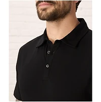 Pact Men's Organic Cotton Luxe Stretch Jersey Slim Polo