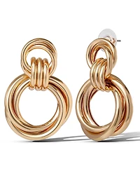 Jessica Simpson Interlocking Loop Earrings