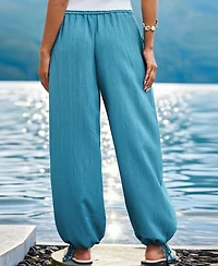 Cupshe Women's Calm Moves Blue Pants