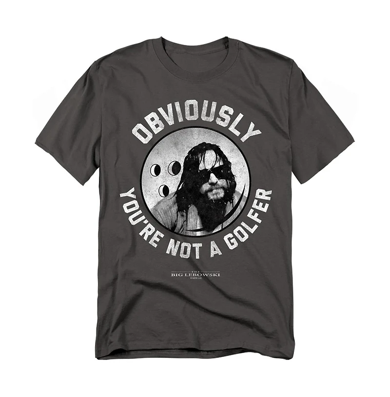 Logovision Men's The Big Lebowski Not A Golfer T-Shirt