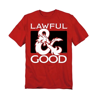 Logovision Men's Dungeons And Dragons Lawful Good T-Shirt